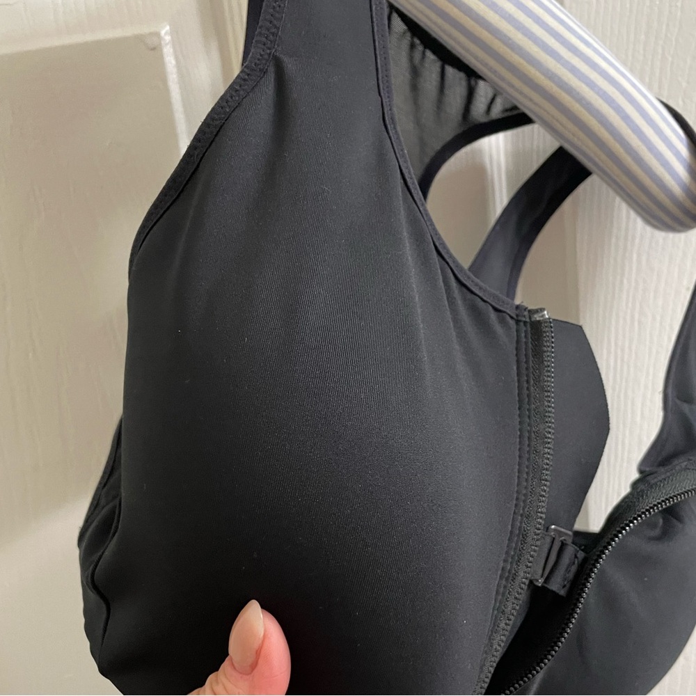 Nike Black Racerback padded Sports Bra, Medium - Picture 6 of 14